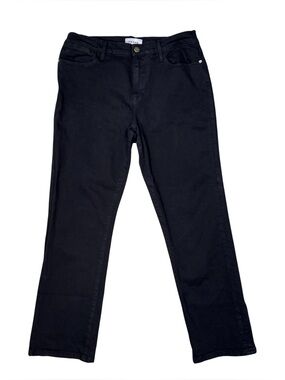 FRAME Le High Straight Black Jeans Size 31